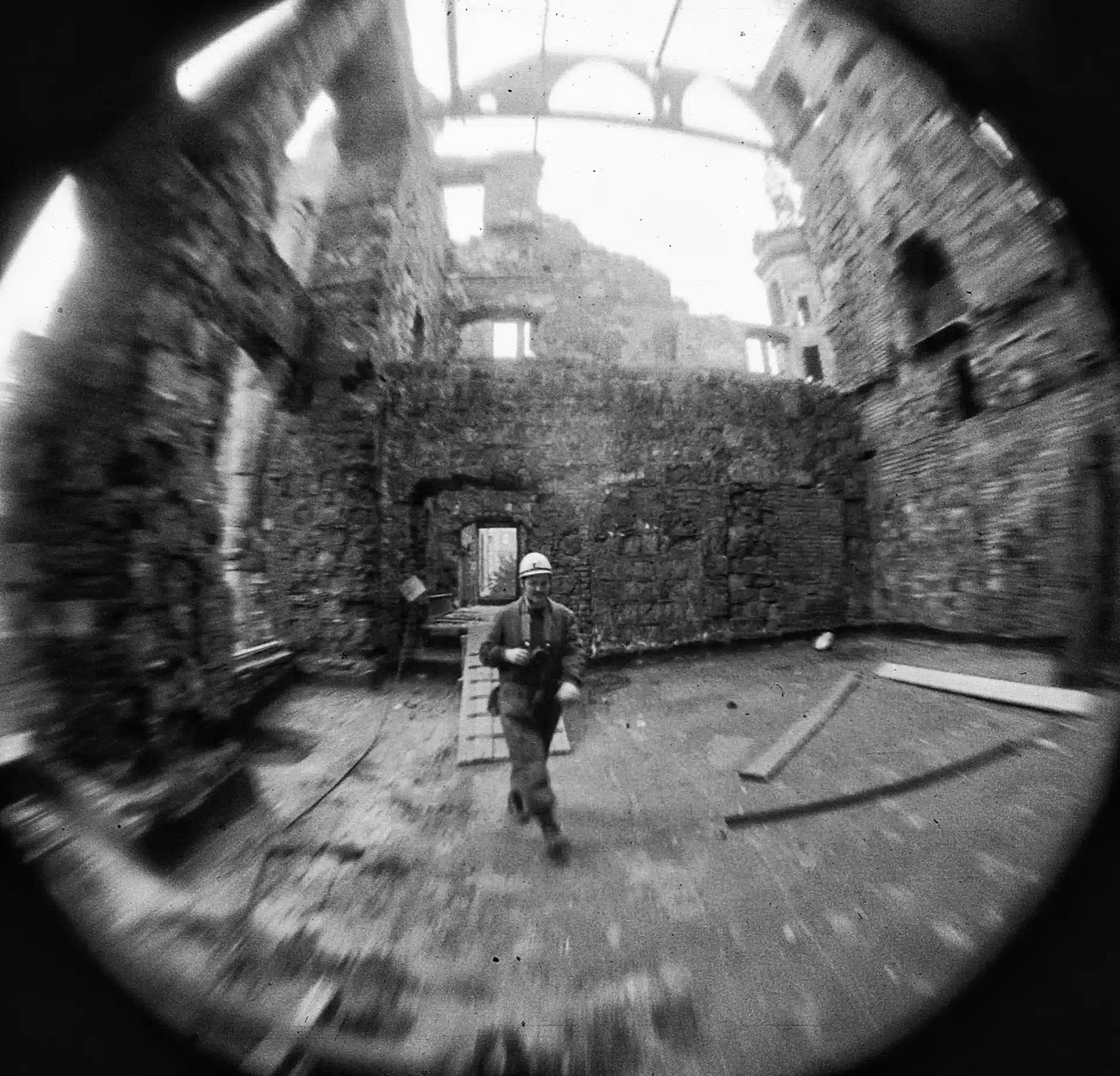 Ruine Schloss Dresde.1980er Jahre